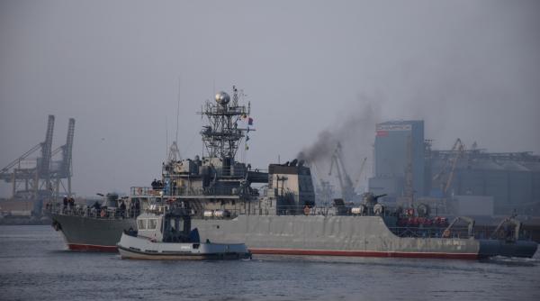 Forțele Navale Române: Dragorul maritim „Locotenent Lupu Dinescu” desfășura misiuni de asigurare a securității colective a NATO, în Marea Neagră