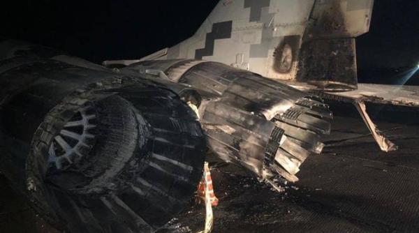 Un MiG-29 al Ucrainei a fost puternic avariat de un ofițer beat al Forțelor Aeriene (Foto/Video)