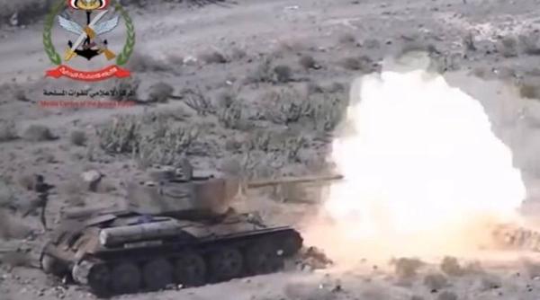 Celebrul tac sovietic T-34/85 este încă folosit în luptă (Foto)