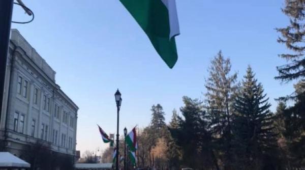 Primarul din Sfântu Gheorghe, amendat pentru arborarea steagurilor Ungariei în oraș