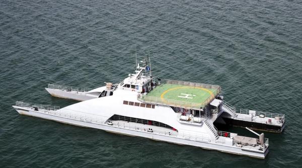 Gardienii Revoluției construiesc o nouă navă în Iran: Un catamaran