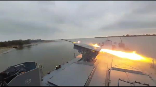 Forțele Navale Române au luat cu asalt Dunărea și Brațul Măcin