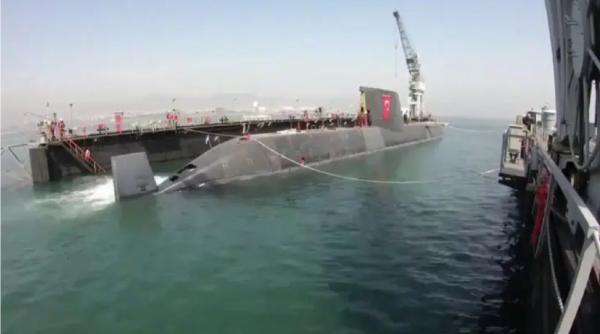 Turcia a lansat la apă primul său submarin cu propulsie independentă de aer, “Piri Reis”