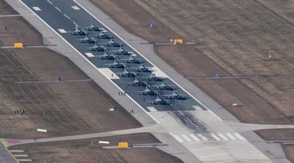 Elephant Walk cu Eurofighter în Germania. Nemții au testat capacitatea Forțelor Aeriene