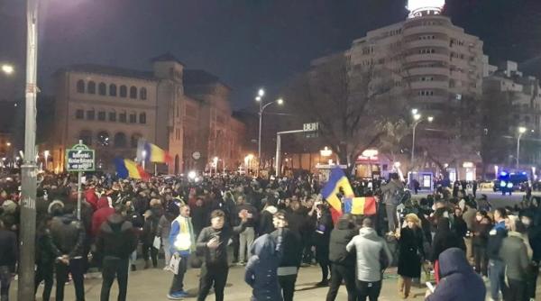 Jandarmeria anunță că aproape 200 de protestatari au fost identificaţi după confruntările de ieri