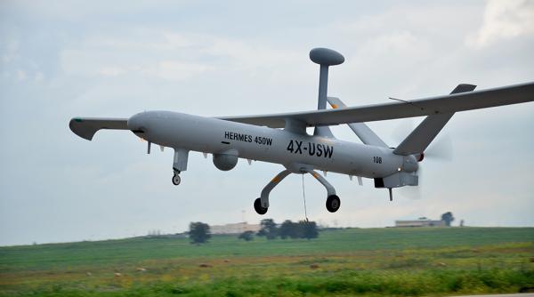 Elbit va efectua în România întreaga producție a dronelor pentru Armată dacă MApN alege Hermes 450. Există trei oferte