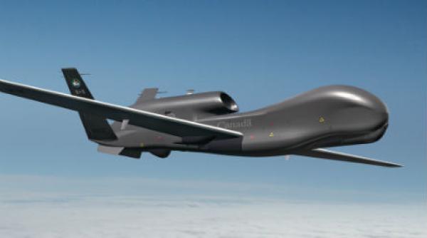 O dronă americană de cercetare a efectuat un zbor neobișnuit la nord de Peninsula Crimeea