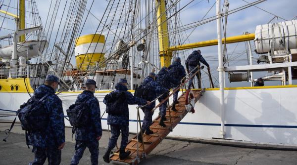 Nava-școală Mircea, marș de instrucție între Mangalia și Sulina