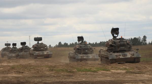 Complexele antiaeriene Gepard ale României, exerciţiu de antrenament în Polonia (Foto)