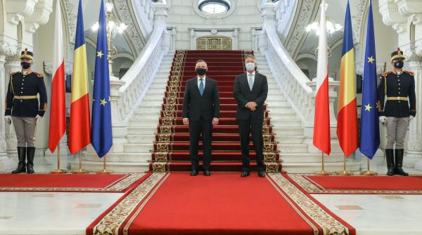 Iohannis: Am discutat cu preşedintele Poloniei despre aprofundarea Parteneriatului strategic