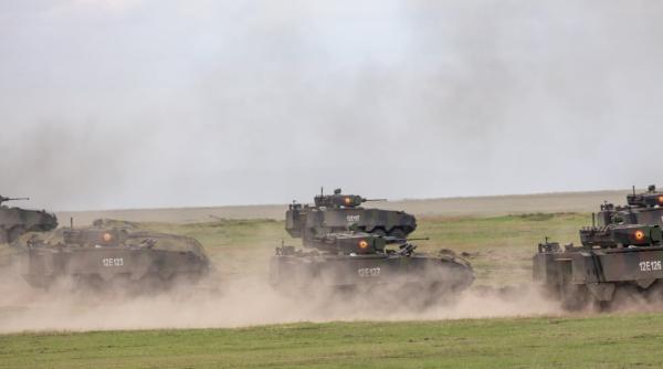 Exerciţiul Justice Sword 21 în imagini. Peste 2.000 de soldaţi participă la manevre militare în poligonul Smârdan
