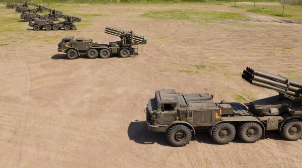 Unități ucrainene de artilerie au desfășurat un exercițiu în apropierea graniței cu Crimeea