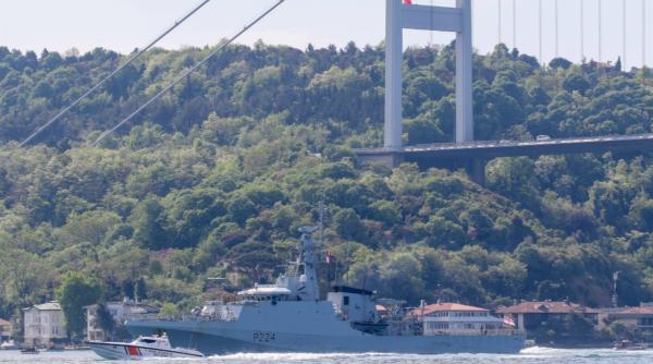 Flota rusă a început monitorizarea navei de patrulare britanice Trent, care a intrat în Marea Neagră