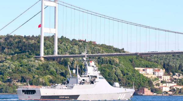 Nava de patrulare Vasily Bykov a Flotei din Marea Neagră va întări gruparea navală rusă din Marea Mediterană