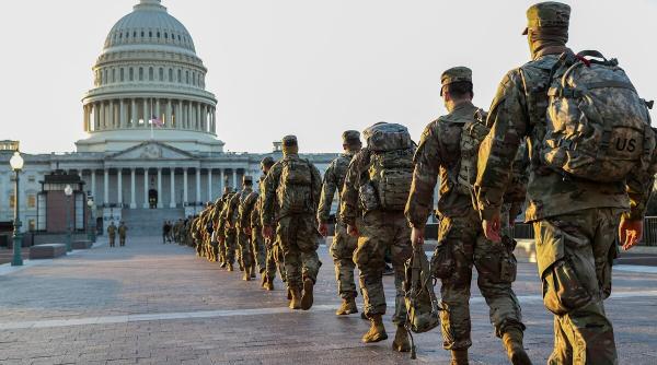 Mii de soldaţi din Garda Naţională a SUA părăsesc Capitoliul de la Washington