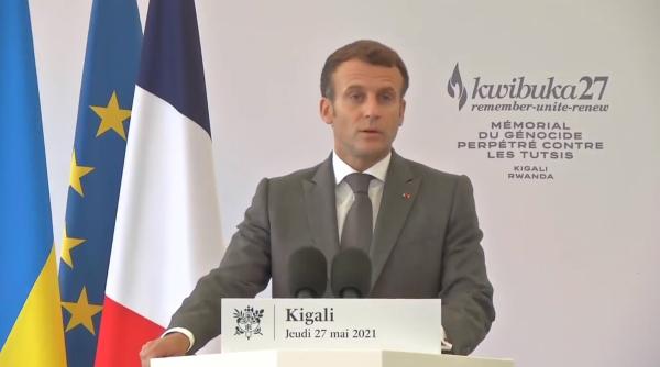 Emmanuel Macron a recunoscut ''responsabilitatea'' Franţei în genocidul din Rwanda