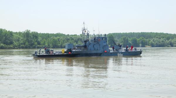Exercițiul Danube Protector | Militarii Flotilei Fluviale participă la activități de supraveghere a căilor de comunicații fluviale