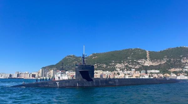 Un submarin american, cu rachete balistice la bord, face o vizită neobișnuită în Gibraltar