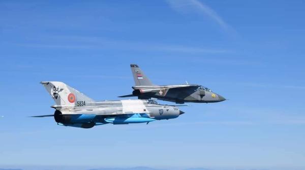 Aviația militară a României și a Serbiei, operațiuni comune în spațiile aeriene ale celor două țări