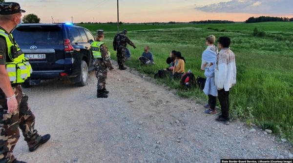 Intervenție rapidă a Serviciului European de Frontieră la granița dintre Lituania și Belarus
