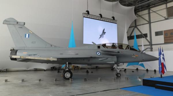 Primul avion de luptă Rafale, livrat Greciei