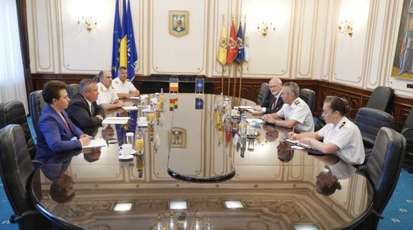 Comandantul Comandamentului Maritim Aliat a apreciat Forțele Navale Române pentru măsurile de consolidare a posturii NATO