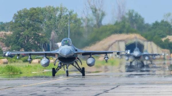 S-a încheiat exercițiul aerian “Thracian Star 2021” din Bulgaria la care au luat parte și avioanele F-16 românești