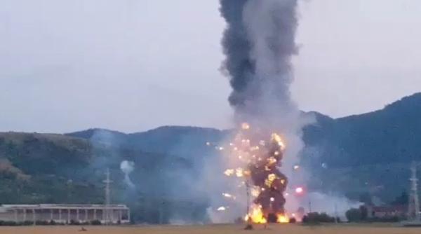 Braşov: Explozie la Uzina Mecanică Tohan (Foto/Video)