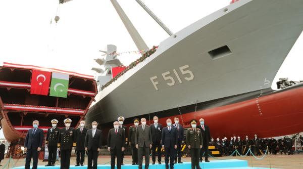 Turcia a lansat la apă prima corvetă din clasa Ada pentru Pakistan. Ankara și Islamabadul stabilesc o axă ostilă Greciei