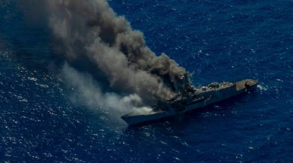 SUA au scufundat fregata USS Ingraham cu un sistem NSM similar cu cel pe care l-a achiziționat România (Foto)