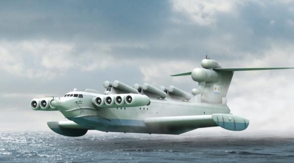 SUA vor să construiască un „monstru marin” zburător de inspirație sovietică