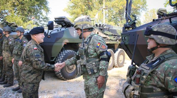 Delegaţie poloneză în vizită de lucru la Brigada Multinaţională Sud-Est de la Craiova