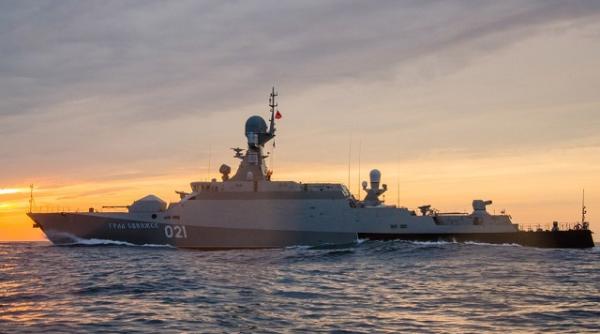 Nava purtătoare de rachete Vyshny Volochek a Flotei ruse din Marea Neagră va îndeplini misiuni în Marea Mediterană