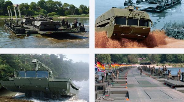 Sistemul amfibiu de poduri și feriboturi M3 va ajunge și în dotarea Letoniei