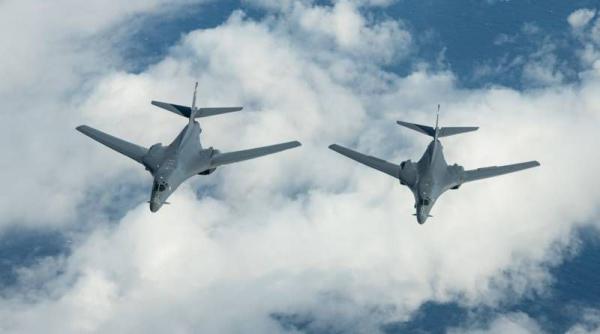 Două bombardiere strategice americane B-1B au zburat în proximitatea frontierelor rusești din Regiunea Mării Baltice