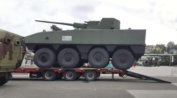 Serbia surprinde în ceea ce privește transportoarele blindate. Au apărut fotografii ale unui blindat echipat cu un tun rusesc calibru 57 mm