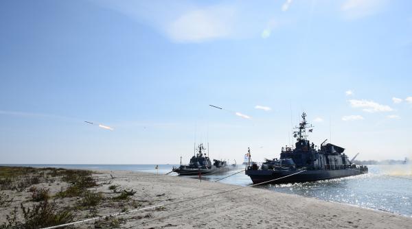 Exercițiul naval Danube Protector 21 | Instruire în zona maritimă a fluviului Dunărea