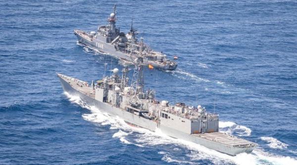 Marina egipteană a desfășurat exerciții în Marea Mediterană și Marea Roșie cu nave militare din Grecia, SUA și Spania