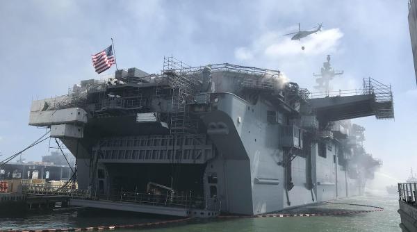 Distrugerea navei USS Richard Bonhomme | US Navy dă vina pe reacţia şi pe nivelul de pregătire al echipajului navei