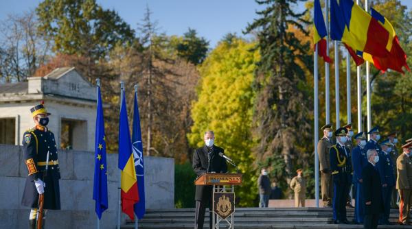 Klaus Iohannis: Armata rămâne un reper solid şi se bucură de încredere românilor