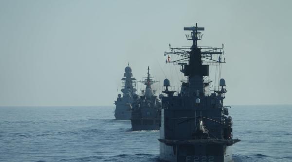 Fregata „Regina Maria” a participat la acțiuni de luptă antisubmarin în Marea Mediterană (Foto)