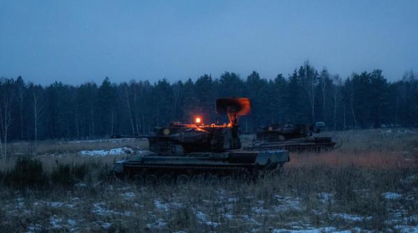 Complexele antiaeriene Gepard în acțiune (Foto). Militarii români au participat la un exercițiu în Polonia