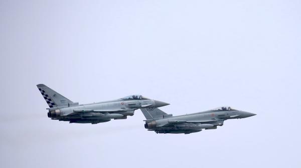 Ceremonia de certificare NATO a detașamentului Forțelor Aeriene Italiene sosit în România (Foto)