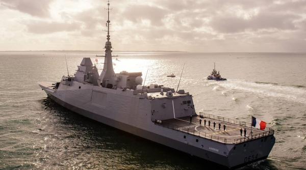 Fregata franceză Auvergne a tranzitat Strâmtoarea Bosfor și a ieșit din Marea Neagră