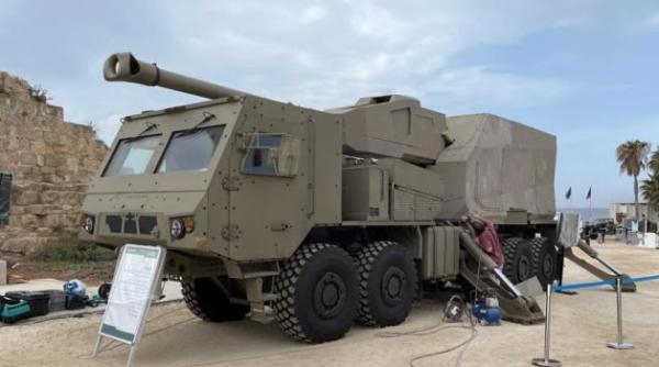 Prima imagine reală cu cel mai recent sistem autopropulsat de artilerie SIGMA, cu calibrul de 155 mm, produs în Israel
