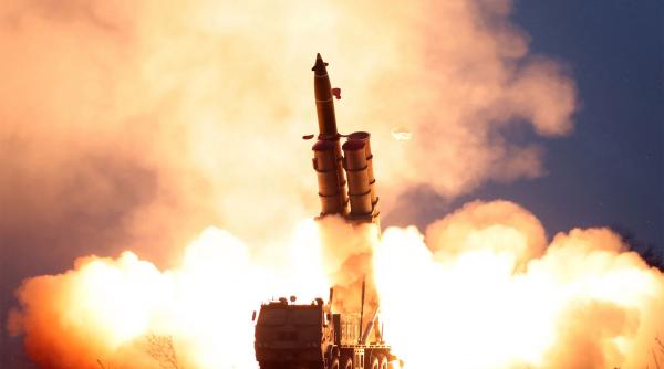 Coreea de Nord pare să nu se mai oprească. Un nou test cu rachetă balistică, al patrulea din 2022