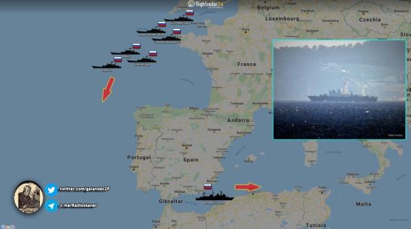 Rusia își afișează forța militară în Arctica și Marea Mediterană. Nave și avioane în misiune în apele internaționale