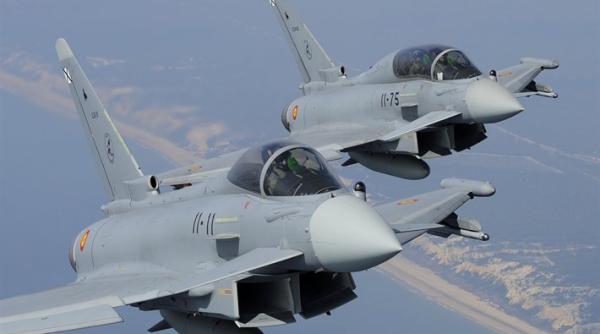 Pentru descurajarea Rusiei, Spania va trimite patru avioane de vânătoare Eurofighter  şi 130 de militari în Bulgaria