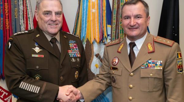 Generalul Daniel Petrescu, discuţie telefonică cu generalul american Mark Milley. Tema principală abordată: Situaţia de securitate din zona Mării Negre