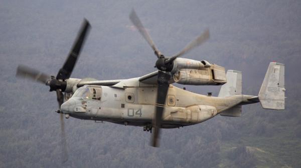Un V-22 Osprey al Statelor Unite s-a prăbușit în nordul Norvegiei